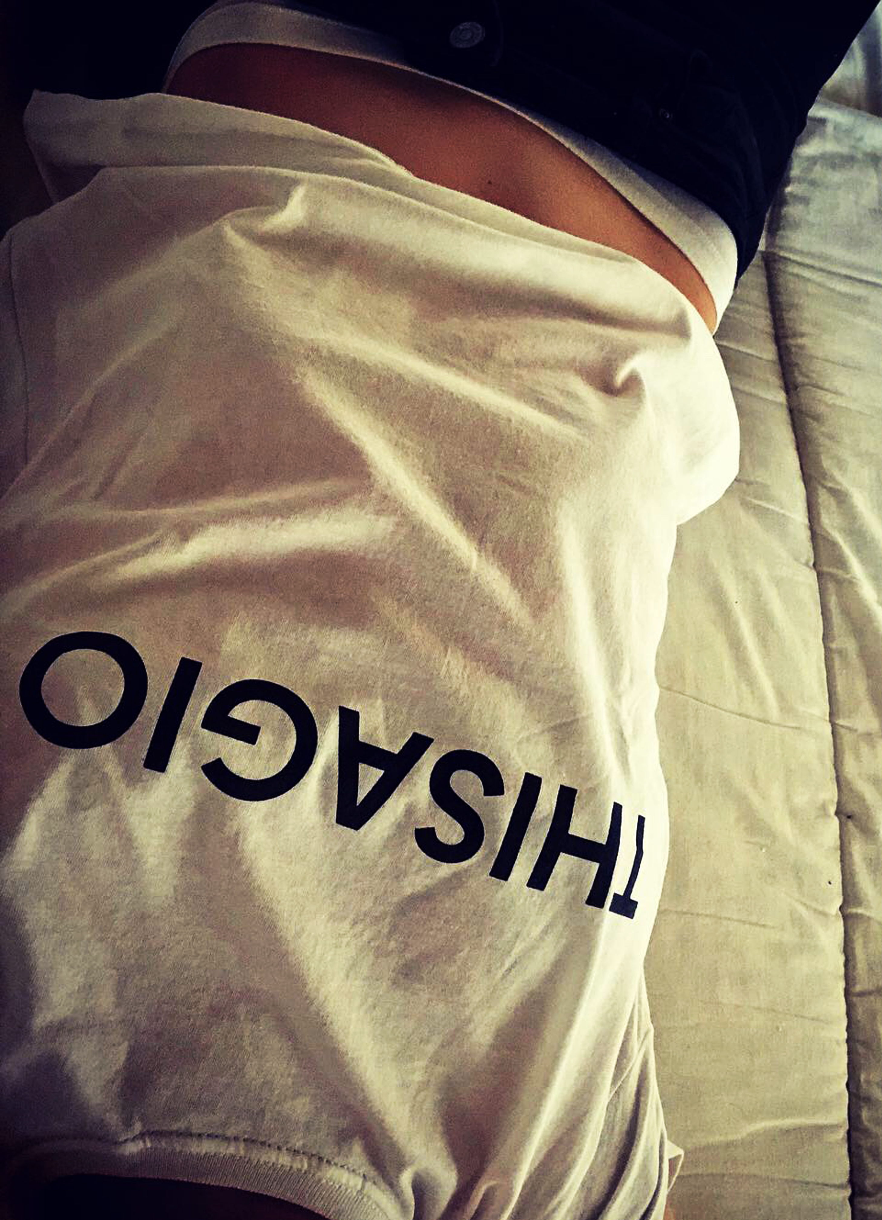 THISAGIO - T-Shirt - White