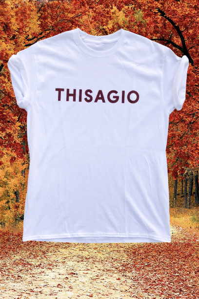 Thisagio Maglia bianca - Rosso Borghese Thisagio Maglia bianca - Rosso Borghese