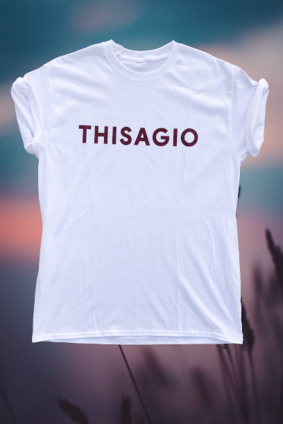 Thisagio Maglia bianca - Rosso Borghese Thisagio Maglia bianca - Rosso Borghese