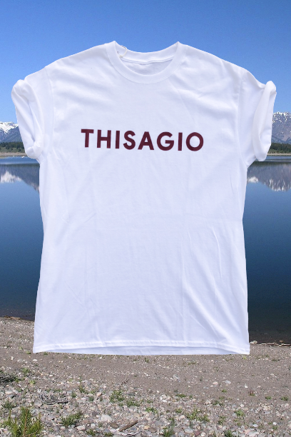 Thisagio Maglia bianca - Rosso Borghese Thisagio Maglia bianca - Rosso Borghese
